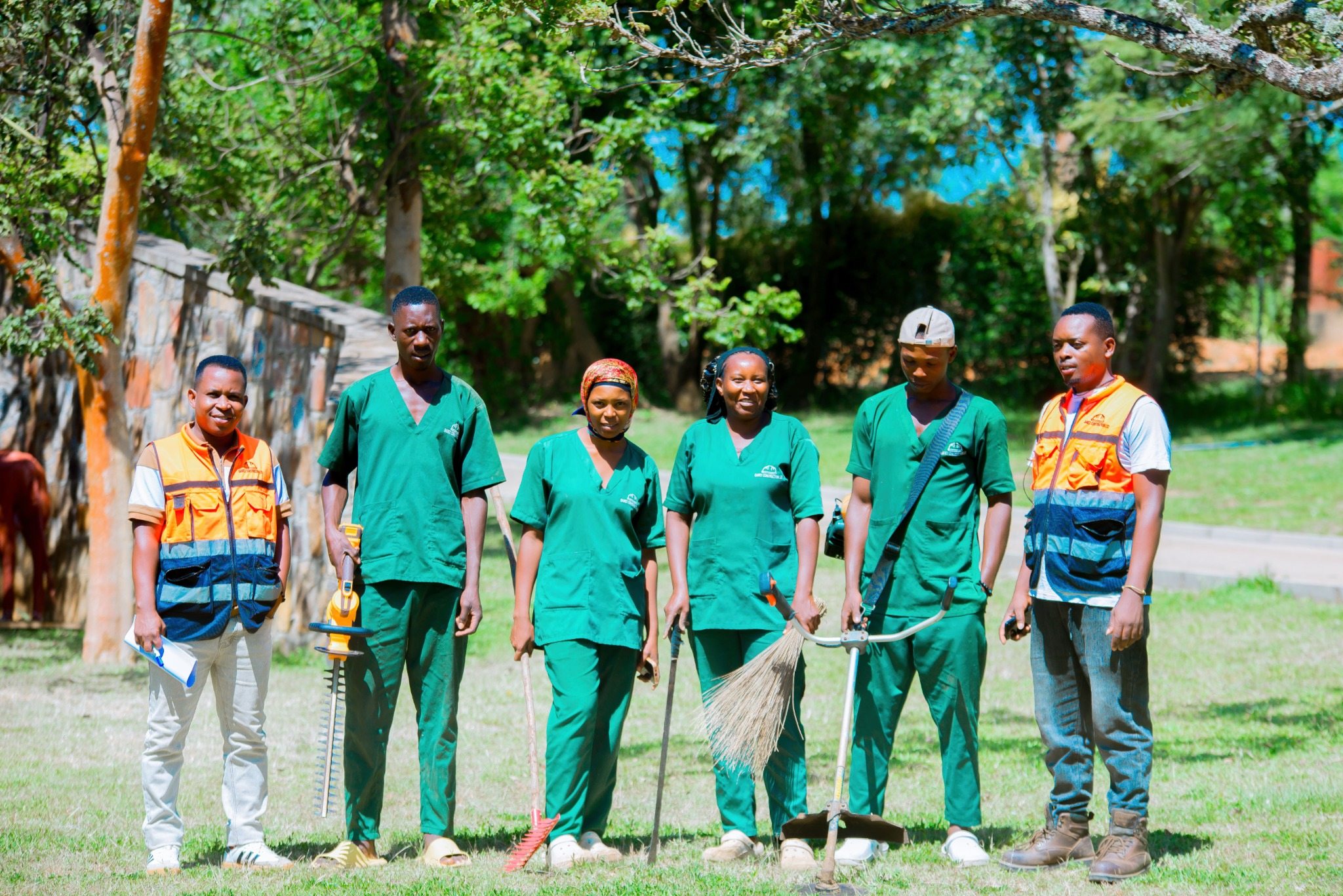GAREX field team supporting institutional operations in Rwanda